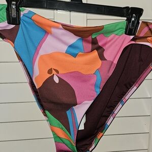 Sanctuary Swim Colorful Abstract Bikini Bottom